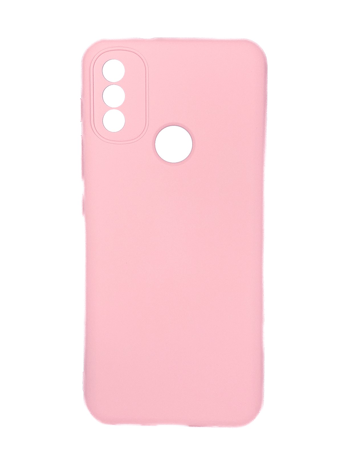 Protectores para celular  para Motorola  Moto E20 Funda de silicona con felpa Rosa